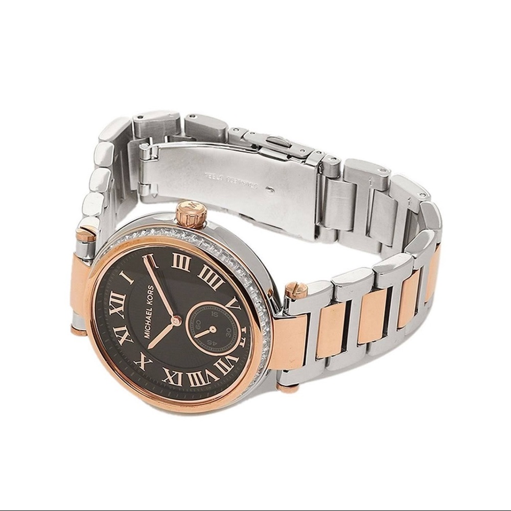 Michael Kors rose gold/silver with quartz